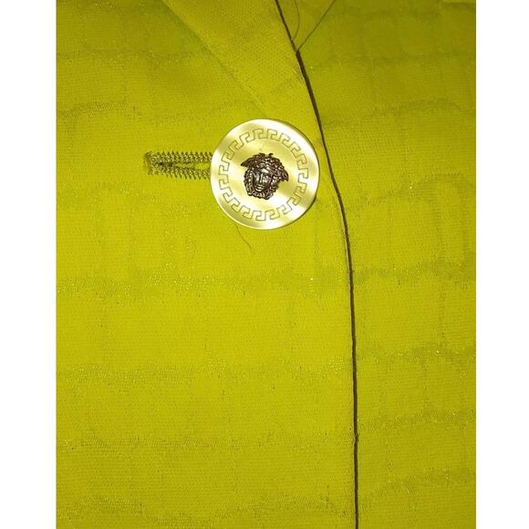 Versace Lime Dress x Blazer Suit Set - Picture 5 of 7